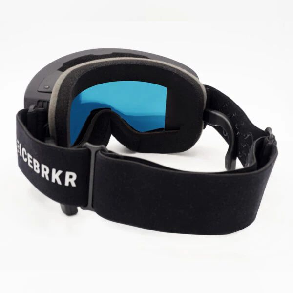  Ski Goggles	 -  bonetech ICEBRKR Black Red-Gold Mirror